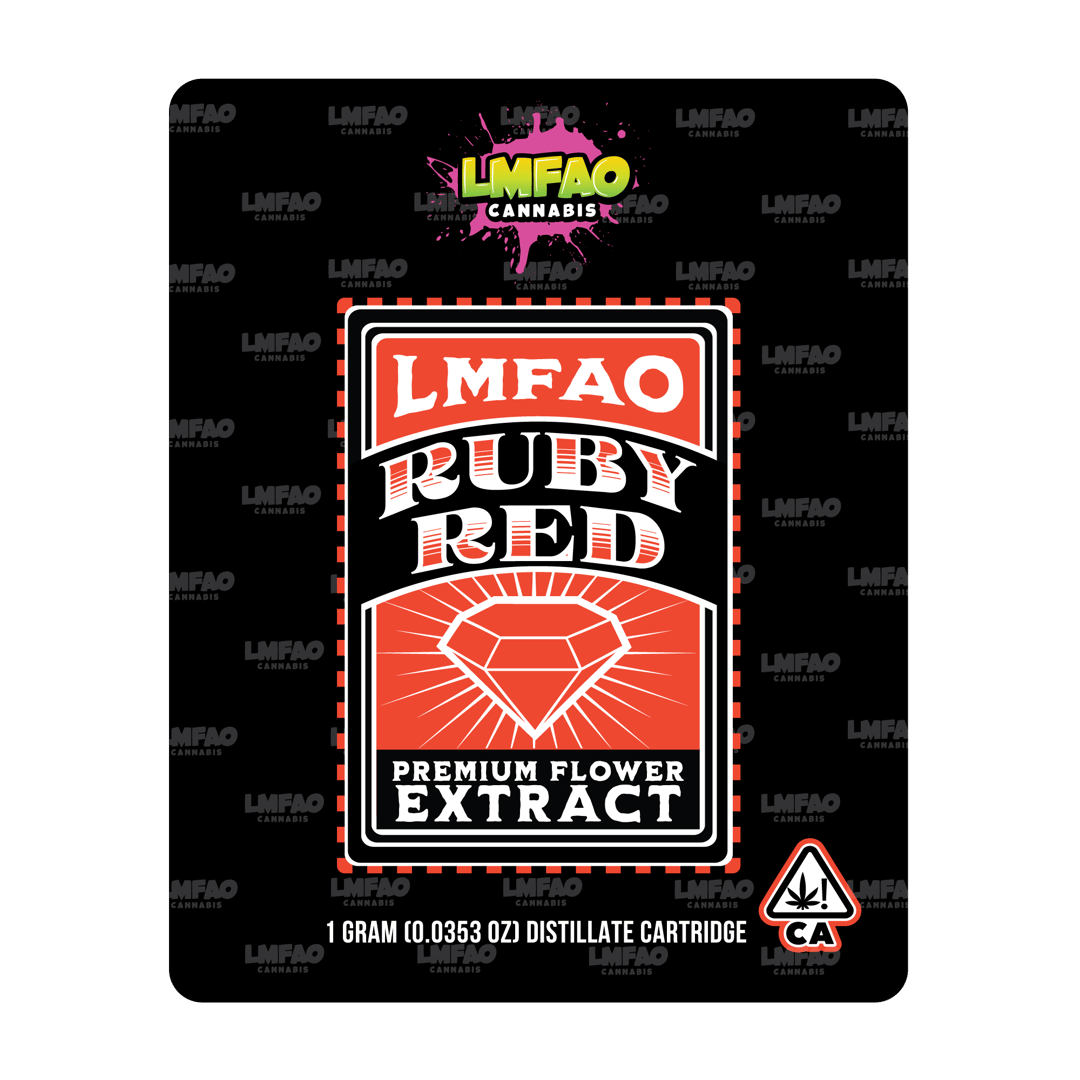 Ruby Red 1g Distillate Cartridge