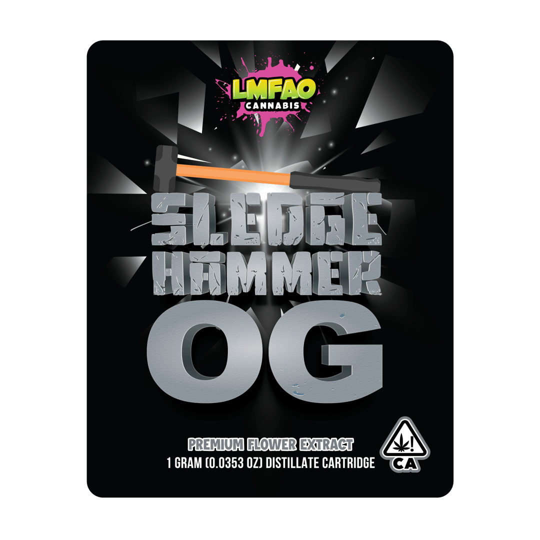 Sledge Hammer OG 1g Distillate Cartridge