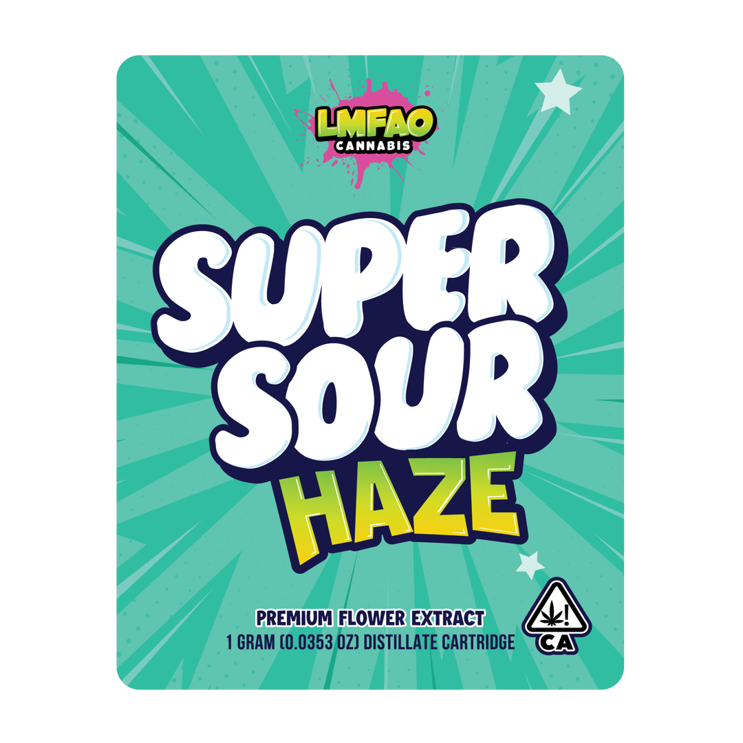 Super Sour Haze 1g Distillate Cartridge