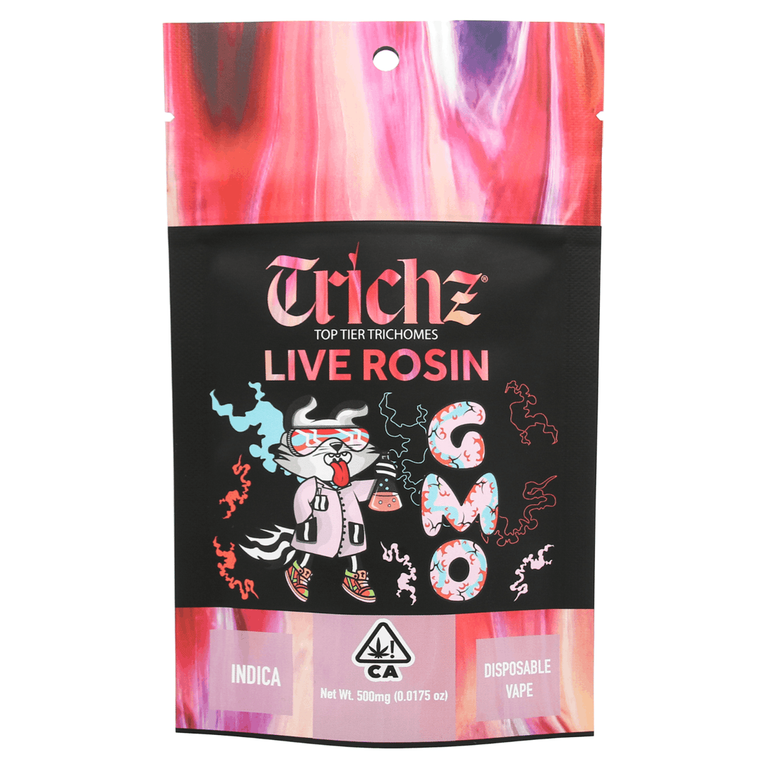 Trichz Premium Live Rosin Disposable Vape - GMO 0.5 g