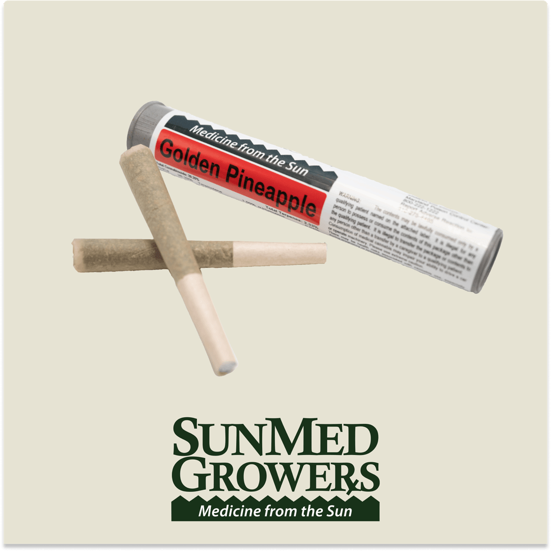 Golden Pineapple Pre Roll 0.5g/2 Pack