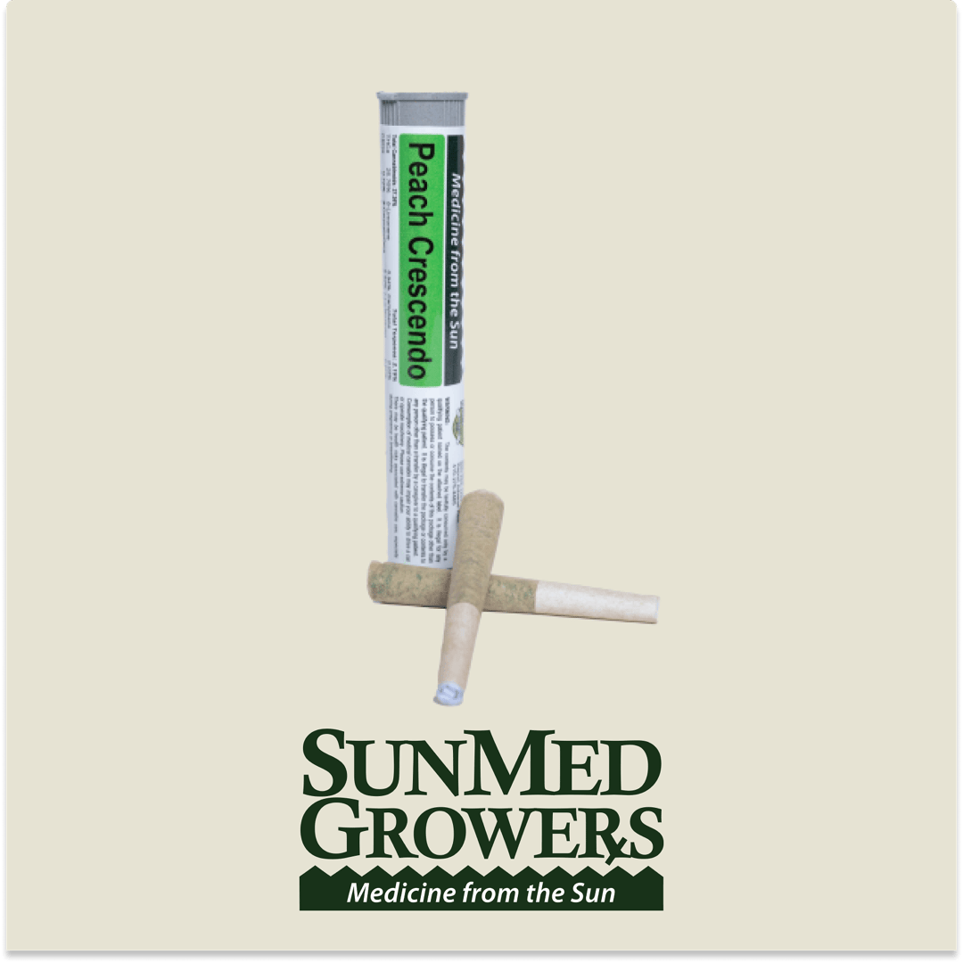 Peach Crescendo Pre Roll 0.5g/2 Pack