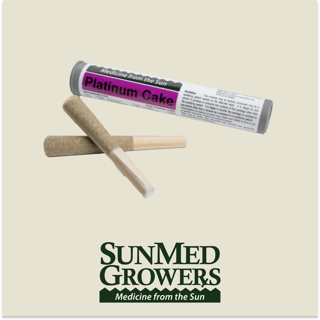 Platinum Cake Pre Roll 0.5g/2 Pack