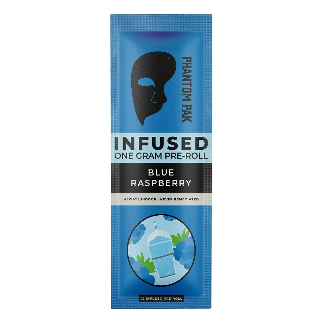 Phantom Pak - 1G Terpene Infused Pre-Roll - Blue Raspberry