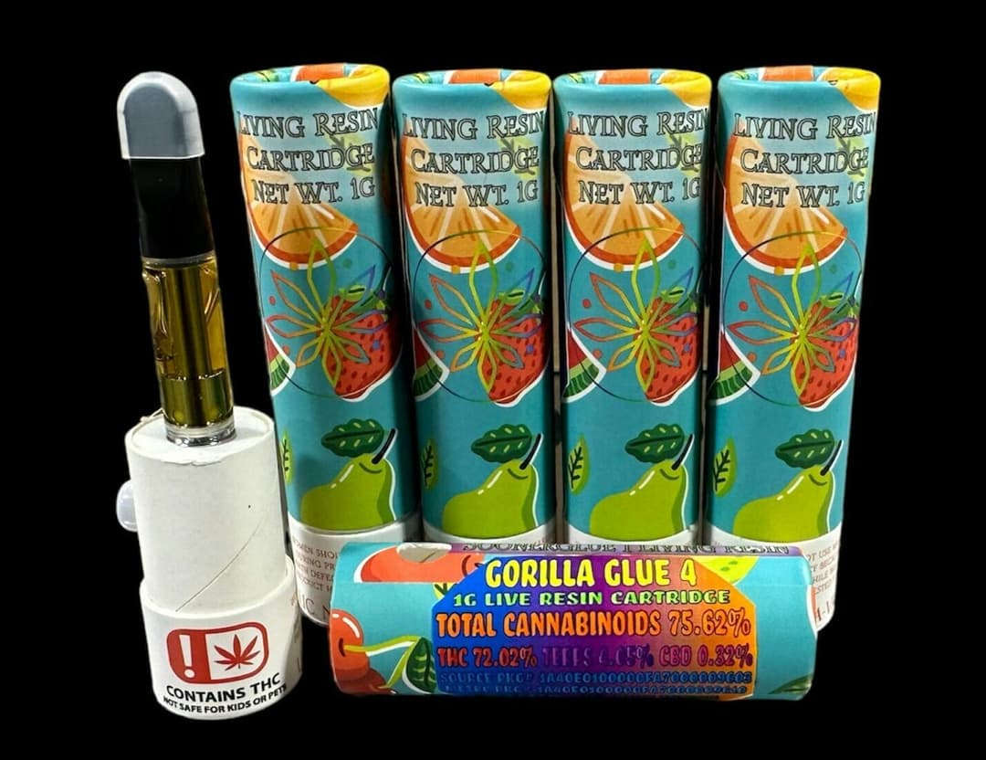 Gorilla Glue #4 1g Live Resin Cart