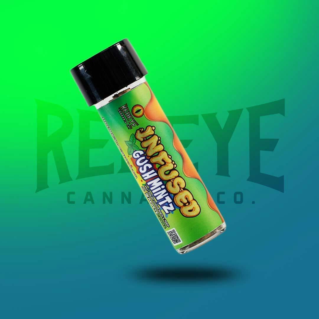 Redeye Cannabis: INFUSED Gush Mintz Pre-roll 3PK 1.8G