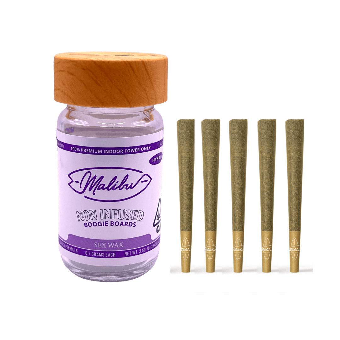 Boogie Boards | Sex Wax | 5pk Non-Infused Prerolls 3.5g
