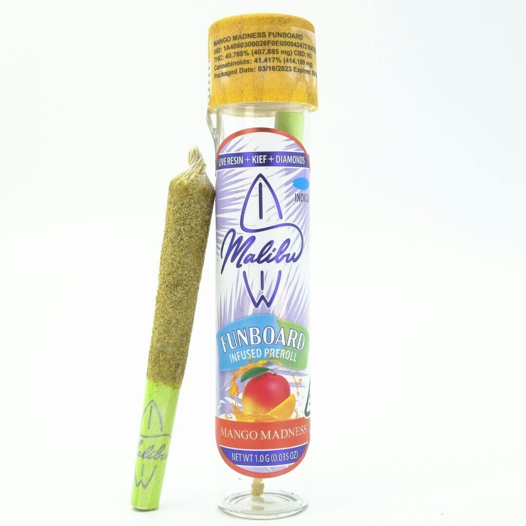 Funboard | Mango Madness | Triple Infused Preroll 1g