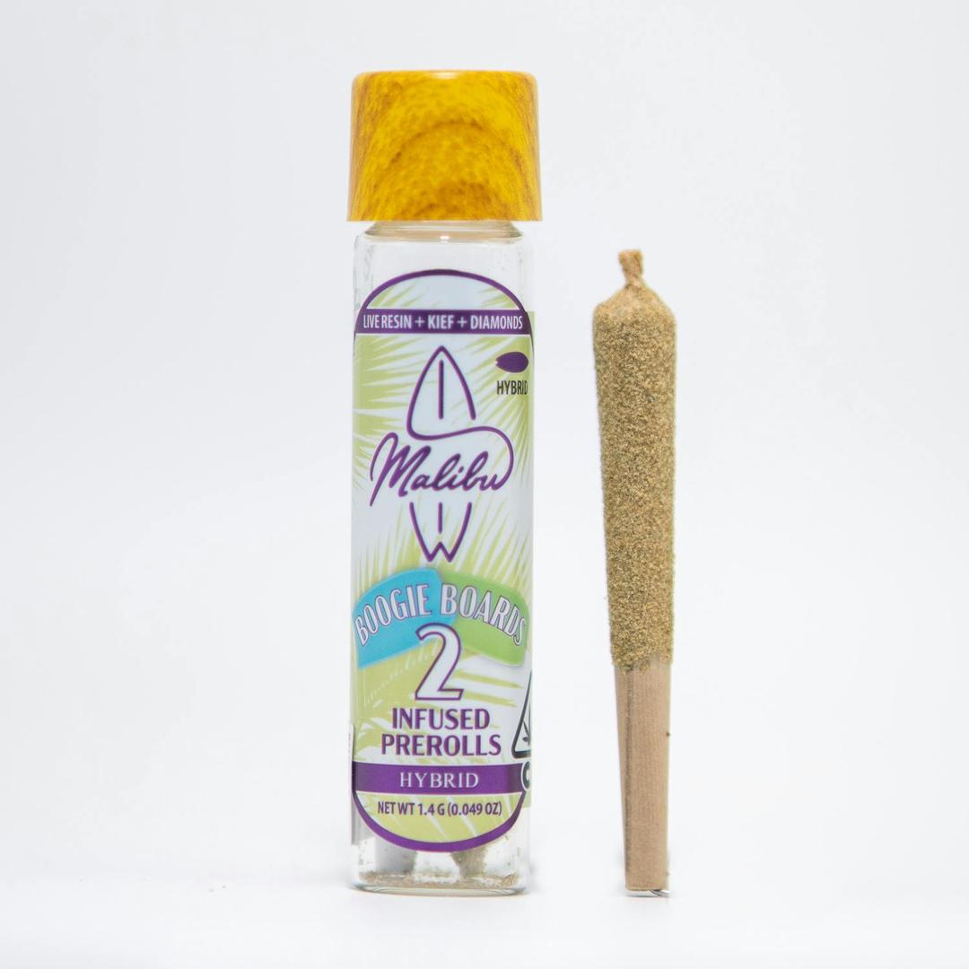 Boogie Boards | Malibu's Most Wanted | 2pk Infused Prerolls 1.4g