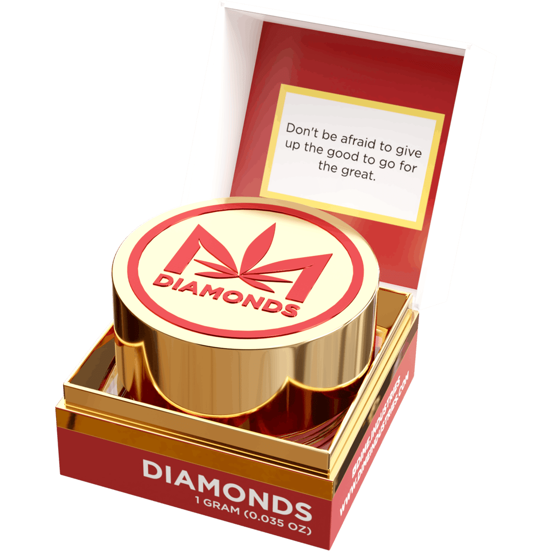 Peaches and Cream Live Resin Diamonds