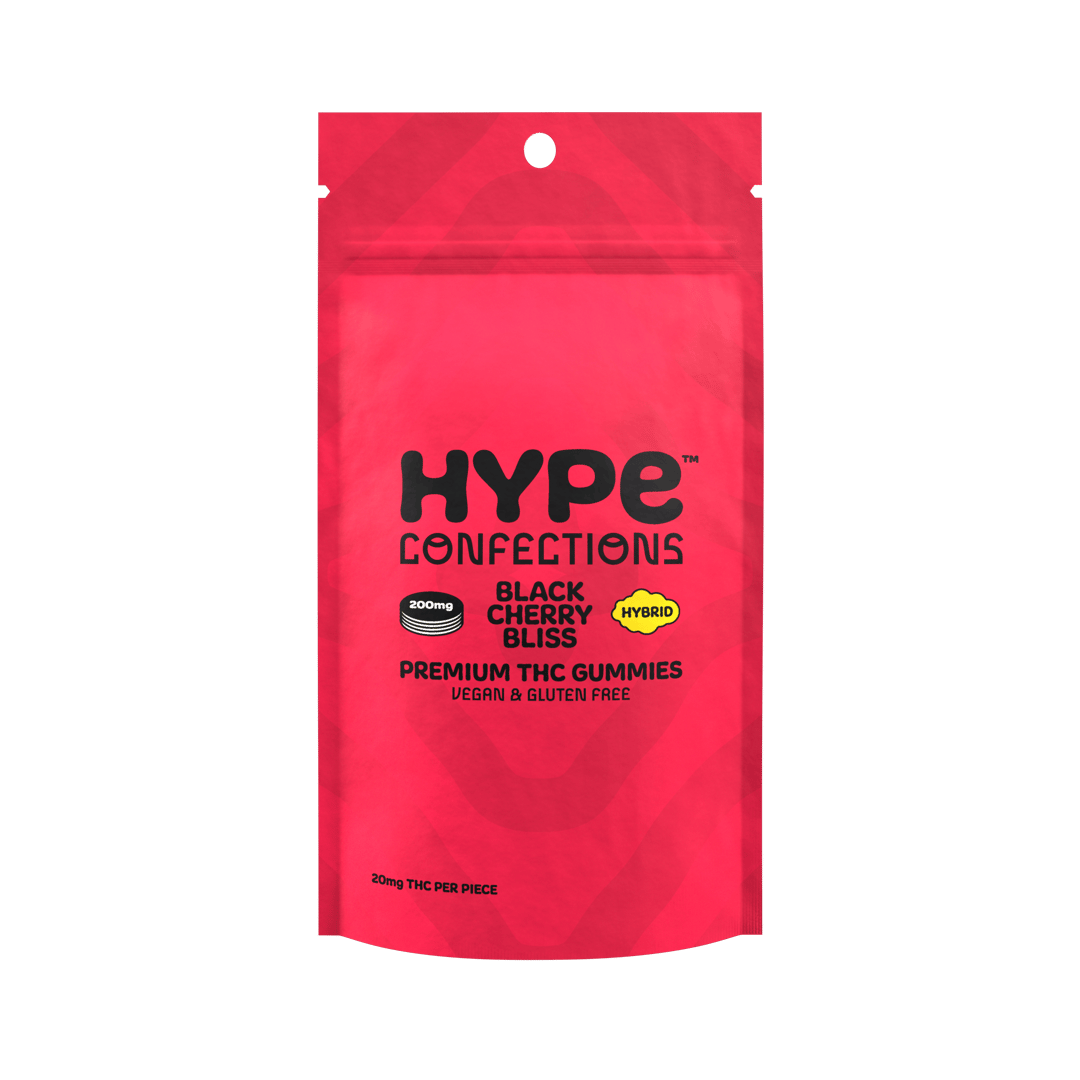 Black Cherry Bliss 200mg - Hybrid Medical Gummies