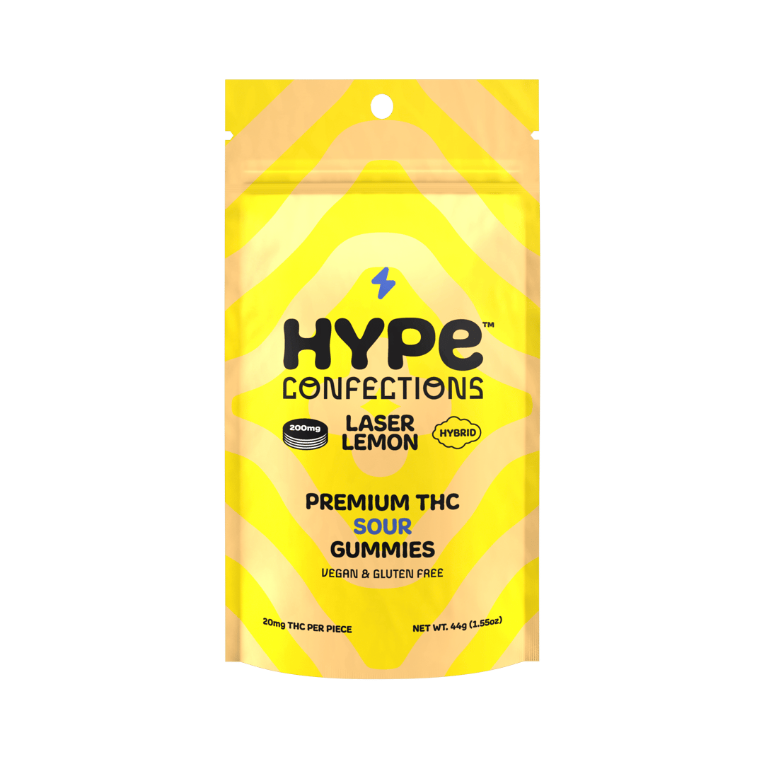 Sour Lemon Laser 200 mg - Hybrid Medical Gummies