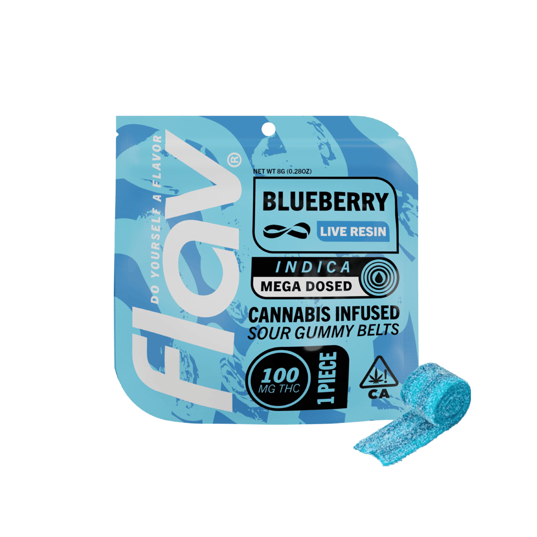 Blueberry Mega Dosed Belt - 100mg