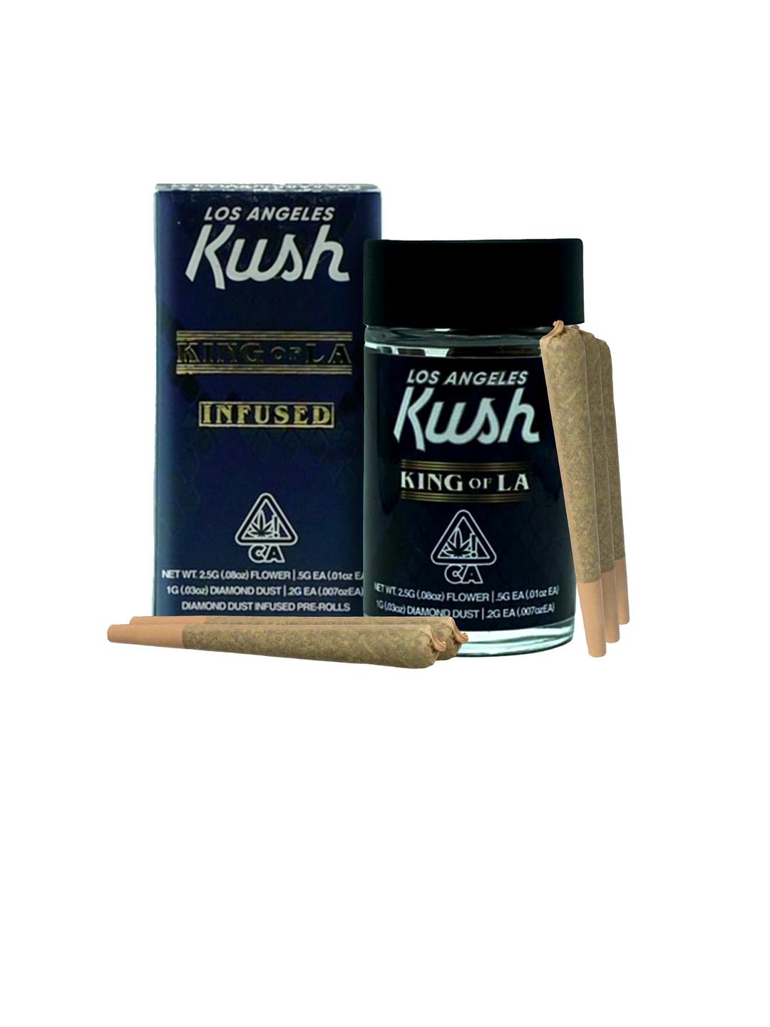 King of LA - Diamond Dust Infused Pre-Rolls - 5 (0.5G)