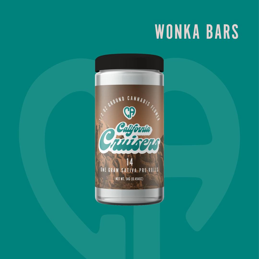 California Cruisers- Wonka Bars 14g Pre-roll singles