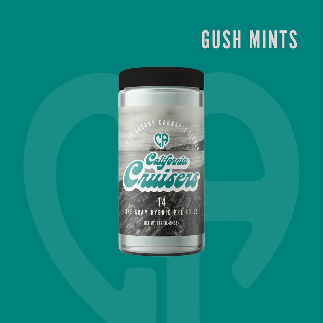 California Cruisers- Gush Mints 14g Pre-roll Singles