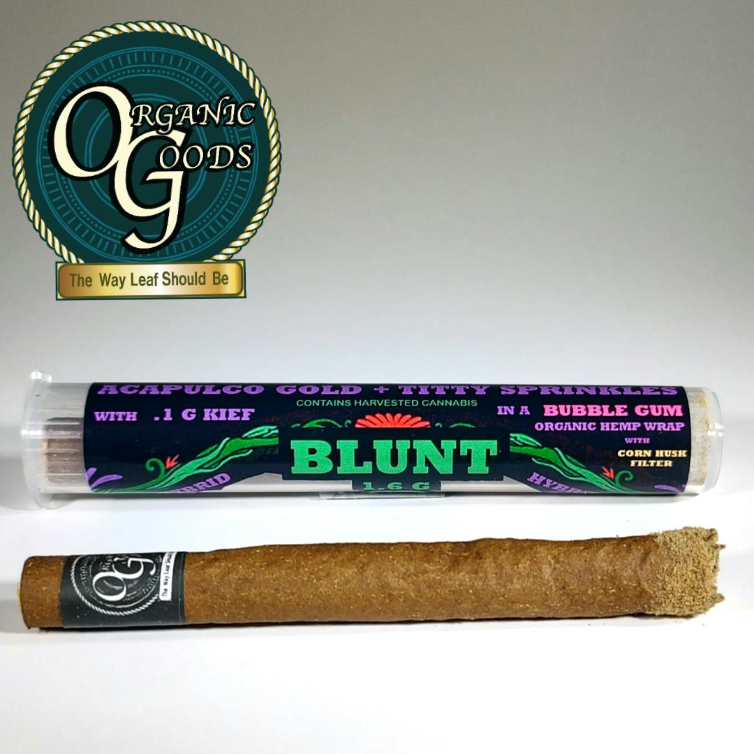 Organic Goods TF Blunt w/ Kief Acapulco Gold x Titty Sprinkles 1.6 G