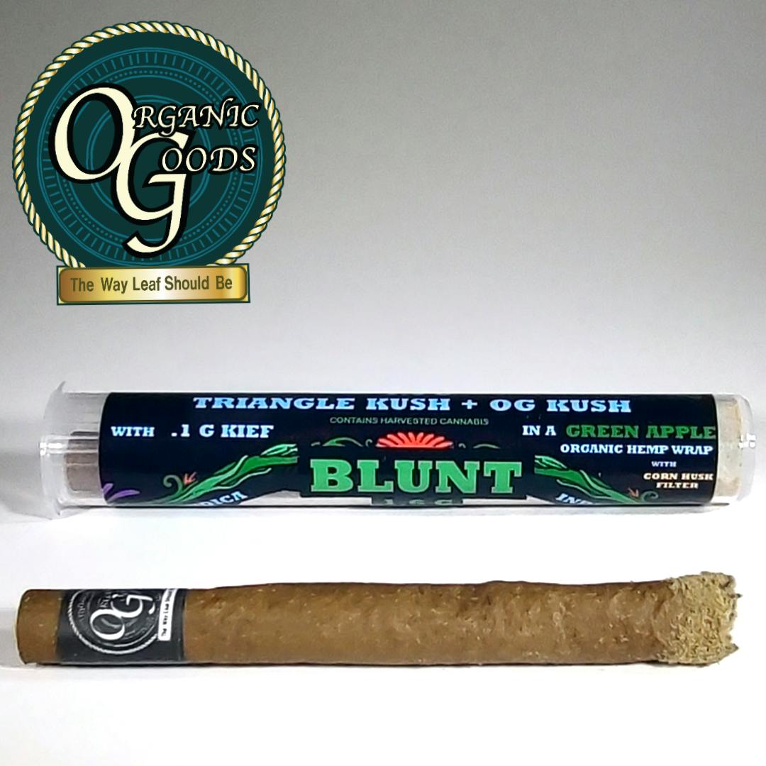 Organic Goods TF Blunt w/ Kief Triangle Kush x OG Kush 1.6 G