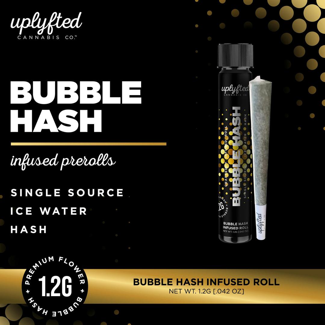 1.2g Bubble Hash Infused Pre-Roll - Grape Gas X White Truffle