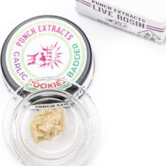 Punch - Live Rosin - Garlic Cookiez - Badder - Tier 3