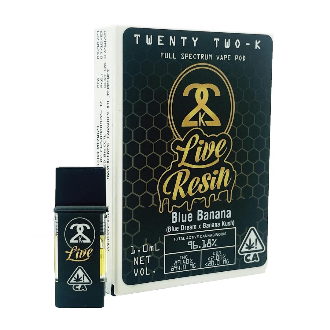 22K - Live Resin - Blue Banana - 1.0ml POD