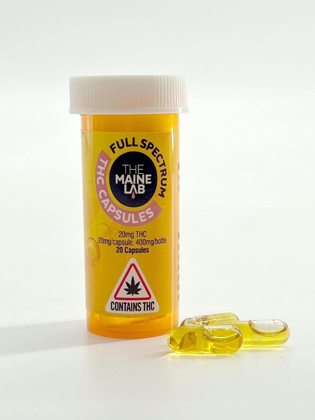 20mg THC Capsules (400mg container)
