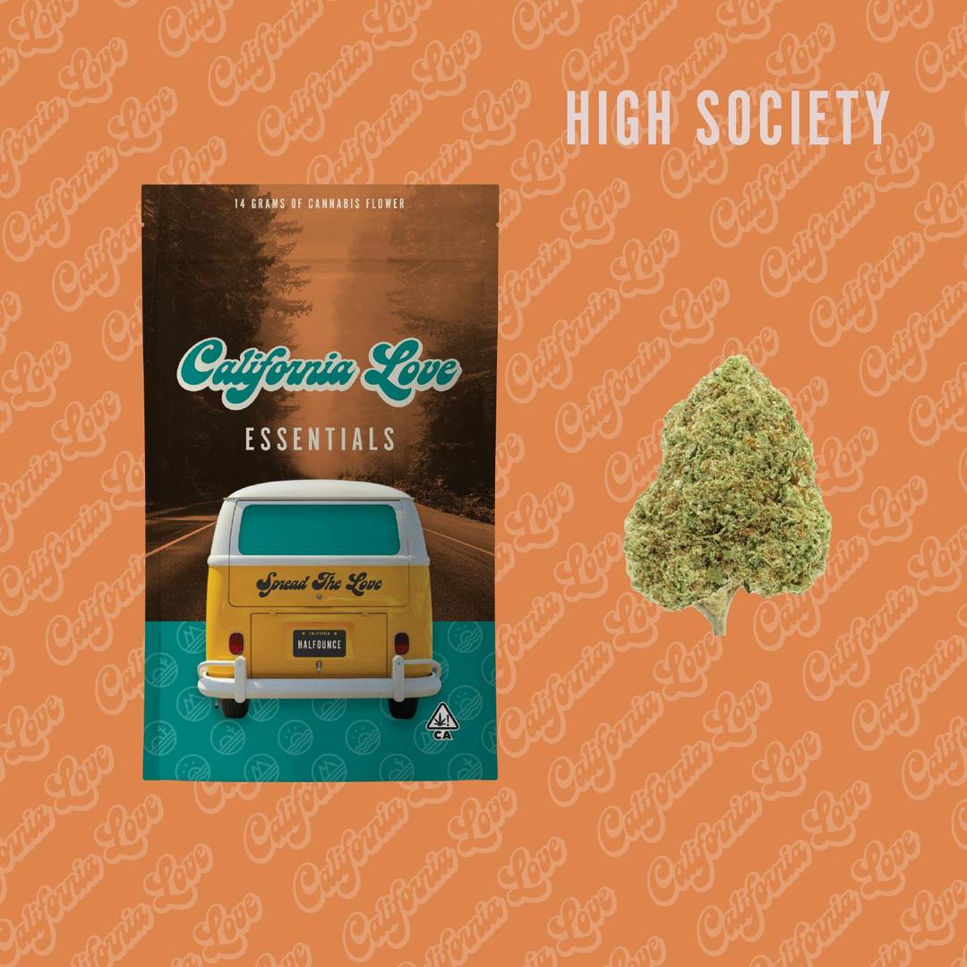 Essentials | Packaged Flower | High Society | 1/2oz