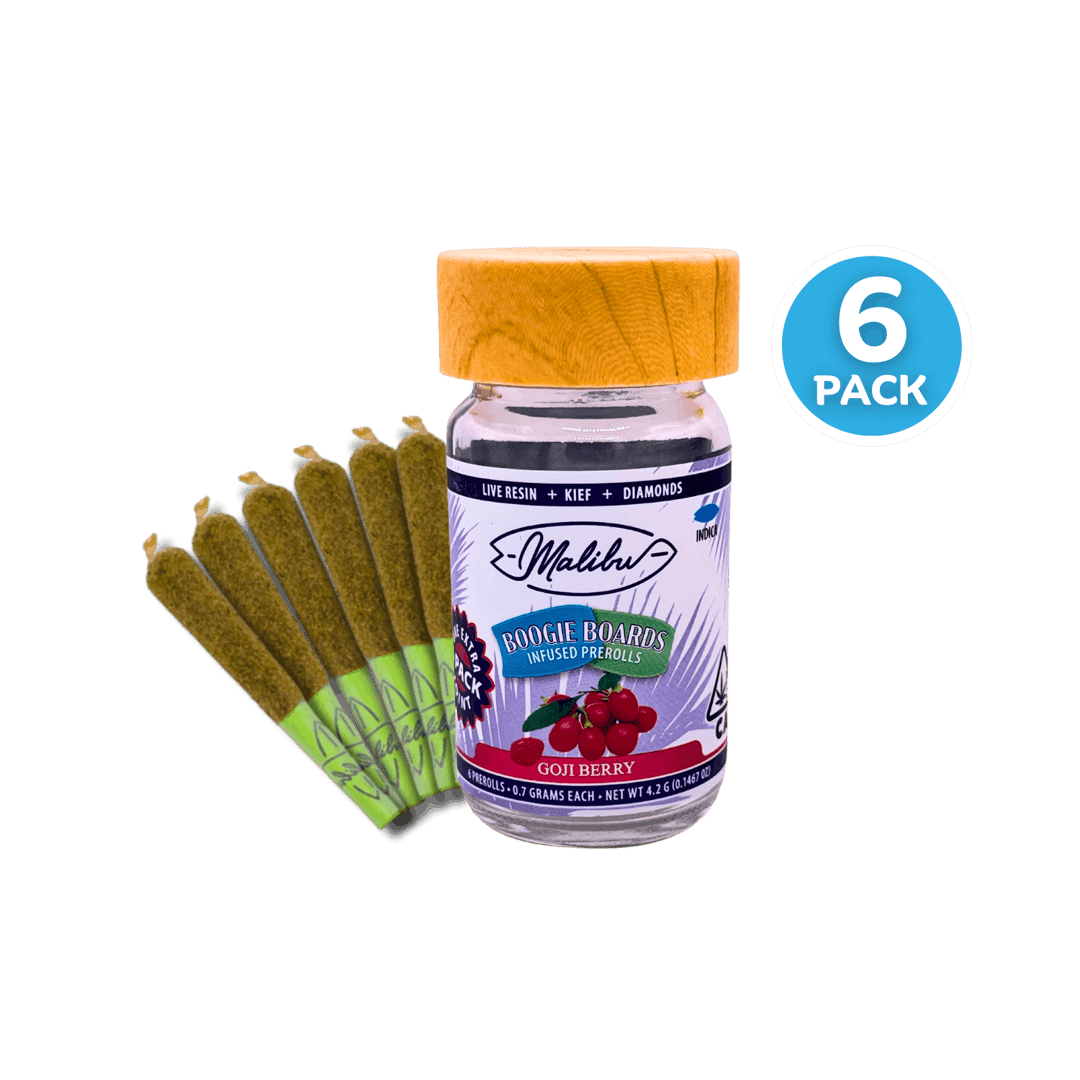 Boogie Boards | Goji Berry | 6pk Infused Prerolls 4.20g