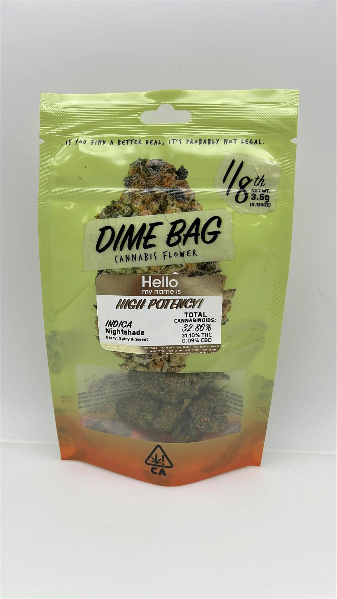 Dime Bag | Nightshade Indica (3.5g)