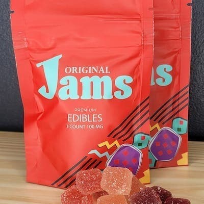 Noble Labs - JAMS Jelly Cubes 100 mg | Single Cube Watermelon (Indica)