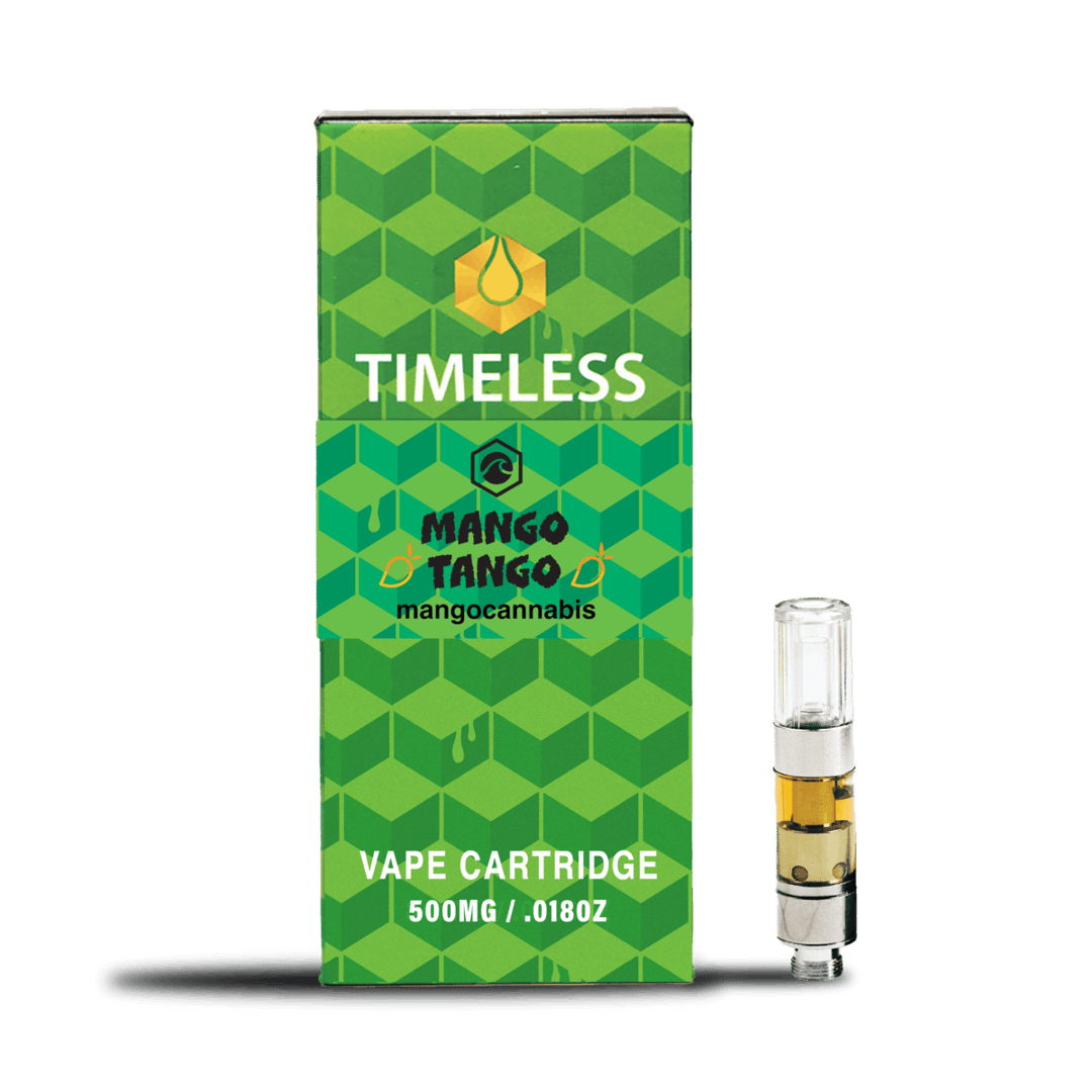 Timeless Mango Tango 500mg Vape Cartridge (Chill)