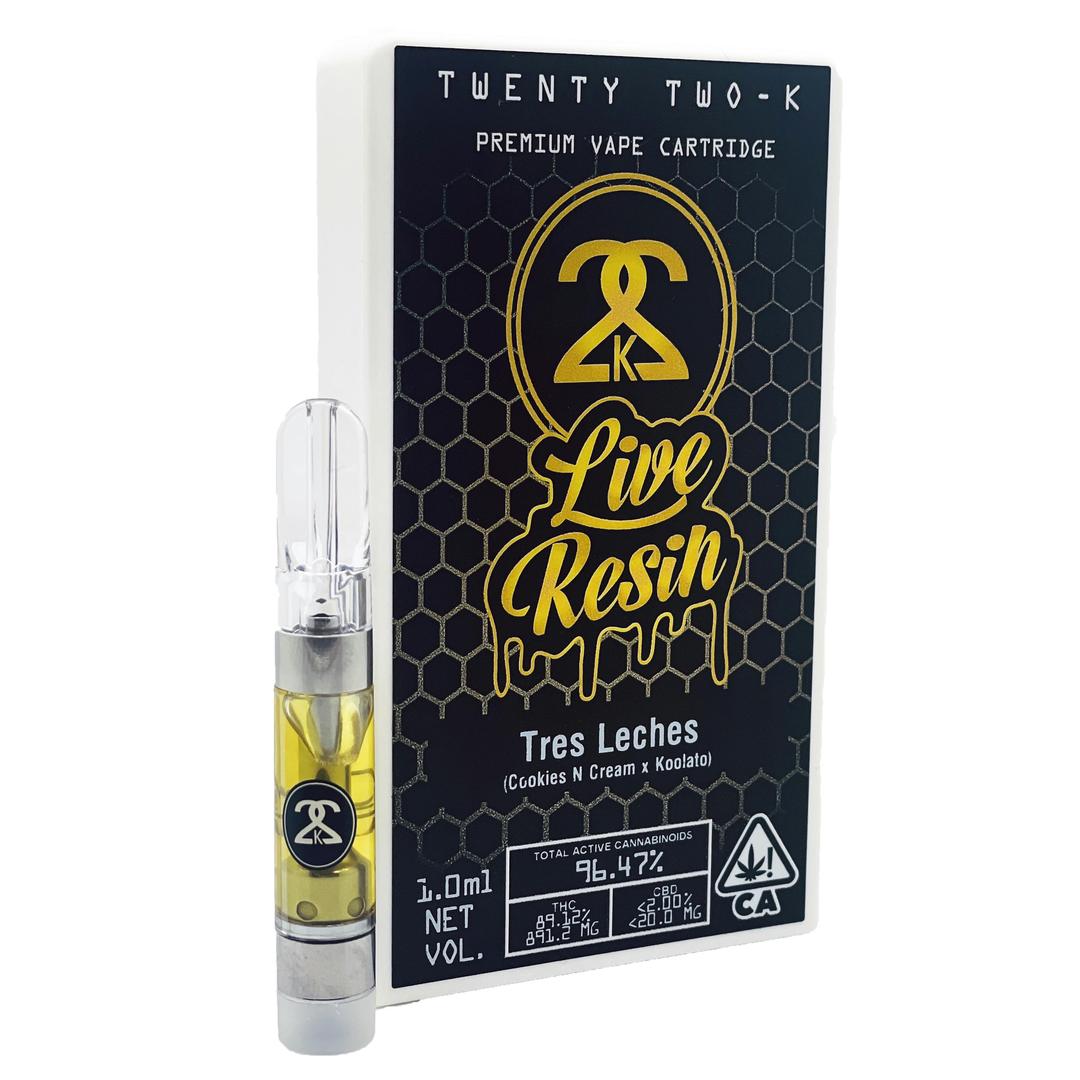 22K - Live Resin - Tres Leches 1.0ml Cartridge