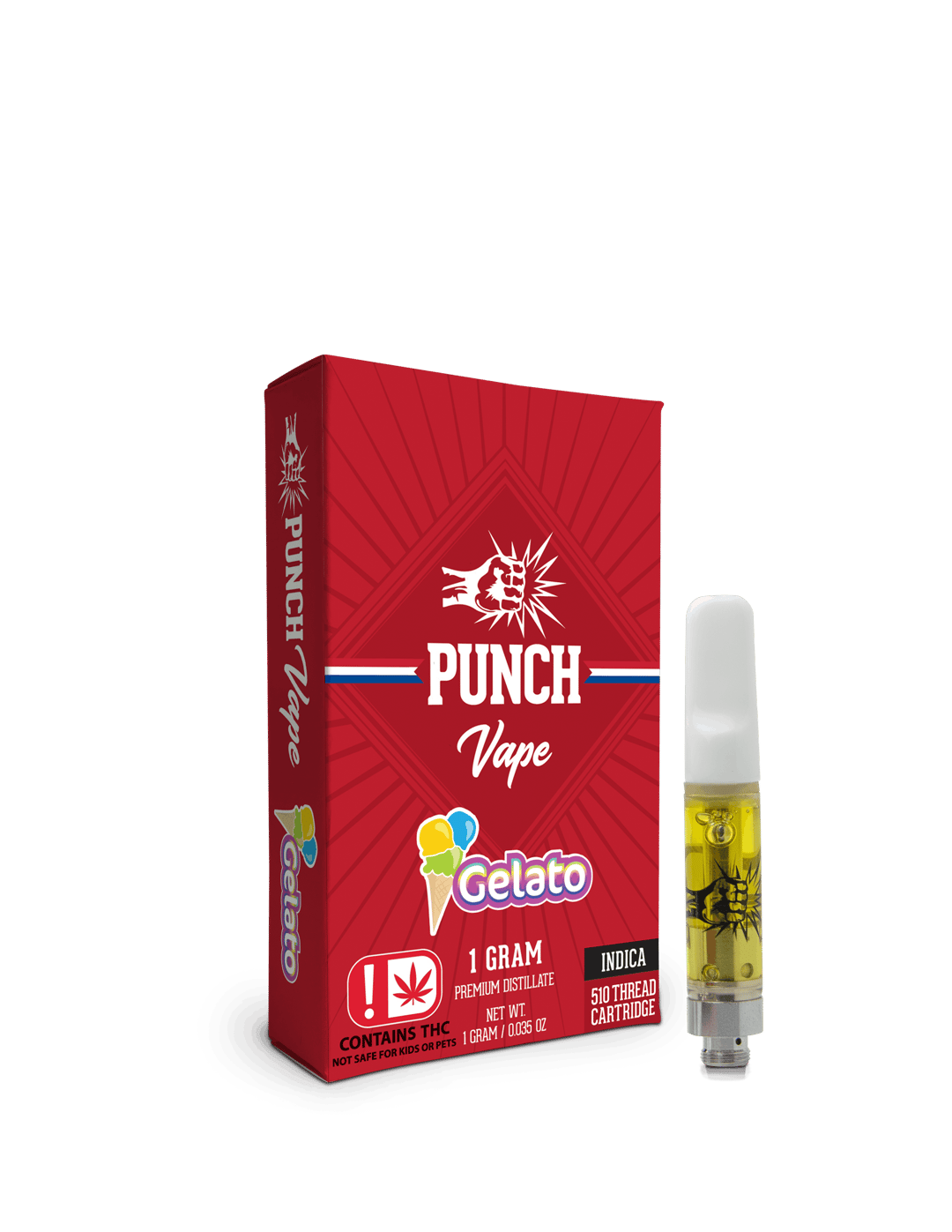 Punch - 510 Distillate Cart - Gelato (1g)