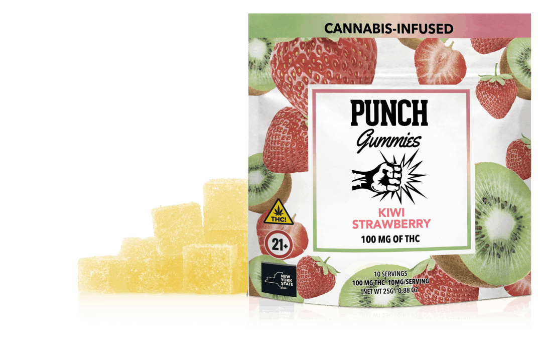 Kiwi Strawberry Gummies 100mg (NY)