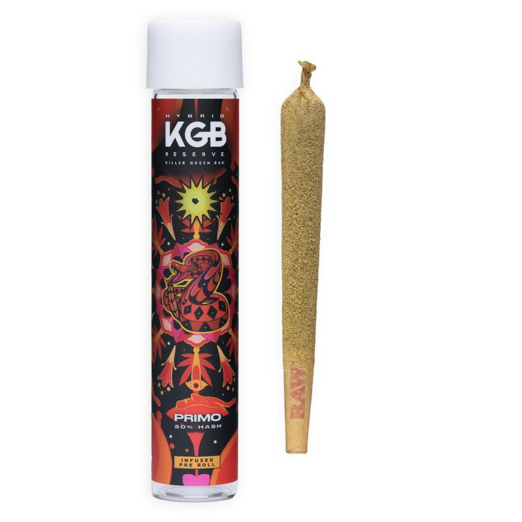 KGB RESERVE - PRIMO + 20% HASH - MEDELLIN - 1.3 GRAMS
