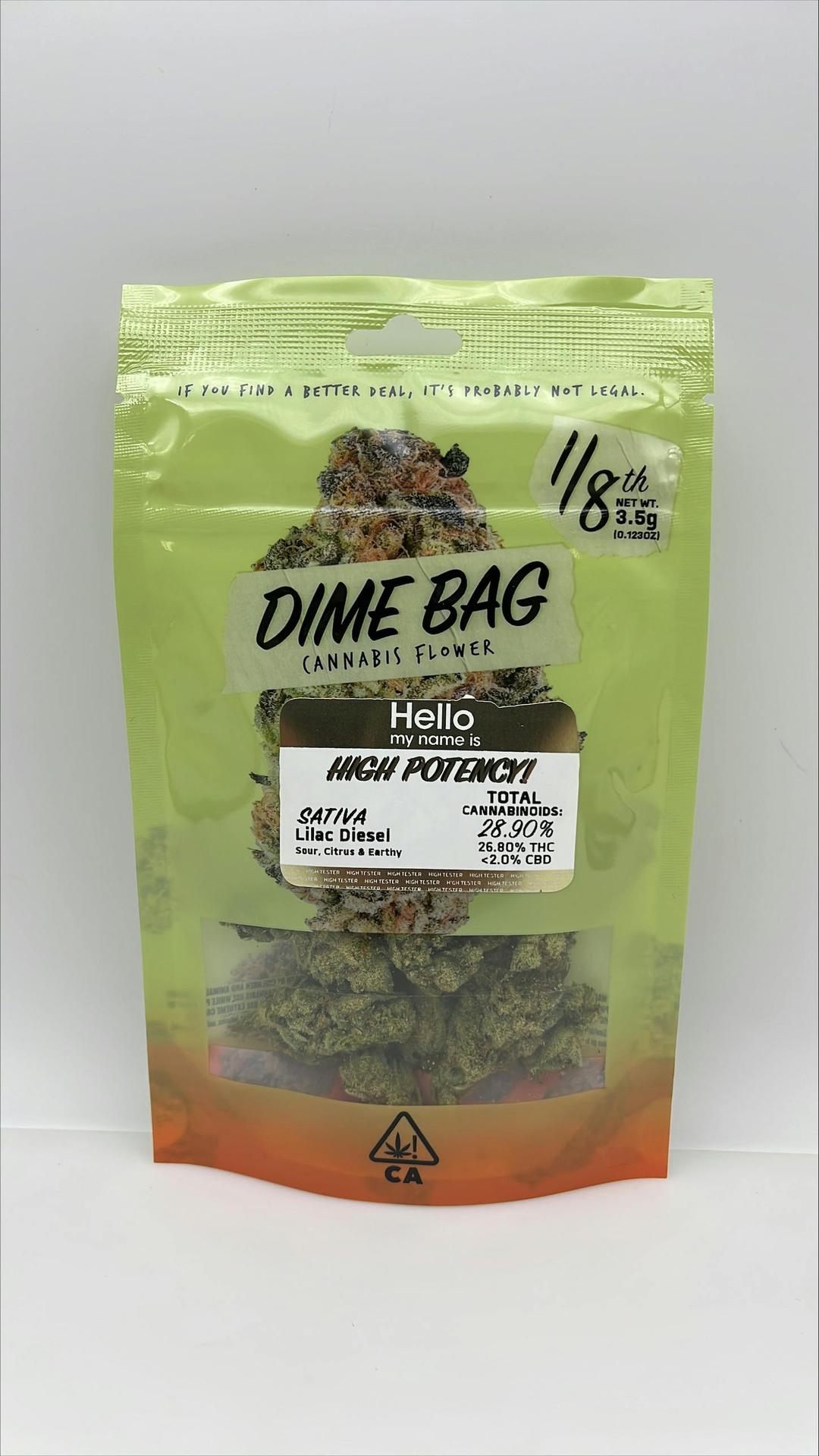 Dime Bag | Lilac Diesel Sativa (3.5g)