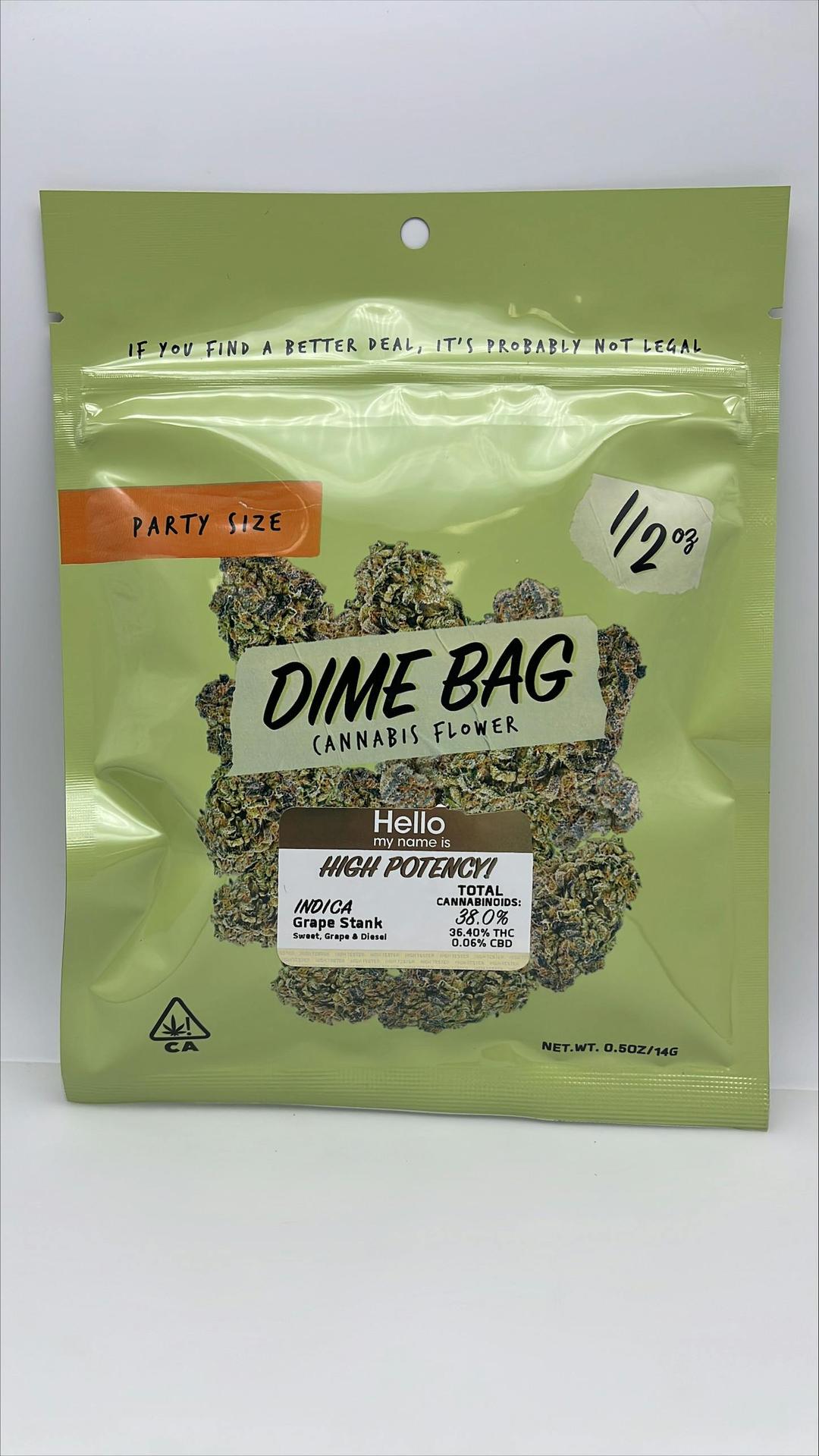 Dime Bag | Grape Stank Indica (14g)