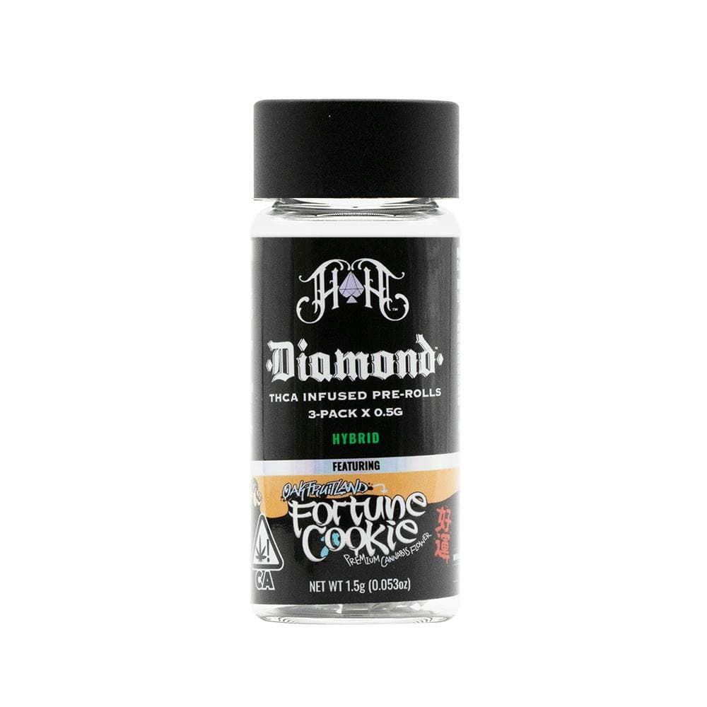 3-Pack Diamond Infused Pre-Roll: OakFruitland: Fortune Cookies