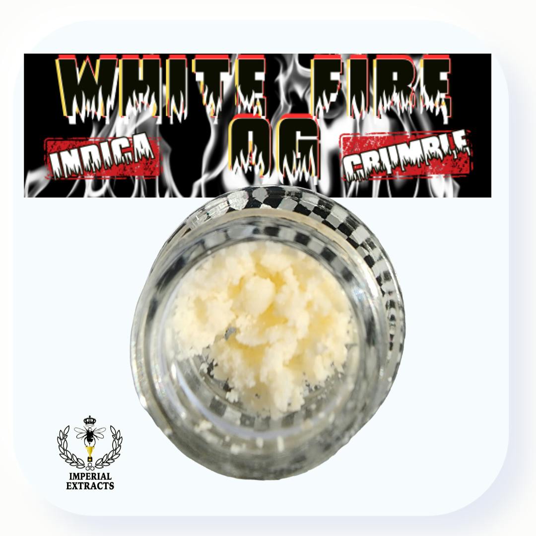 White Fire OG 1.0 g (Indica) Crumble