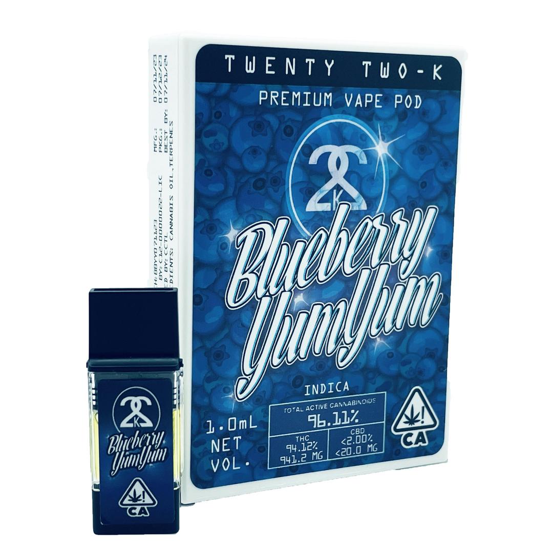 22K - Blueberry Yum Yum 1.0ml POD