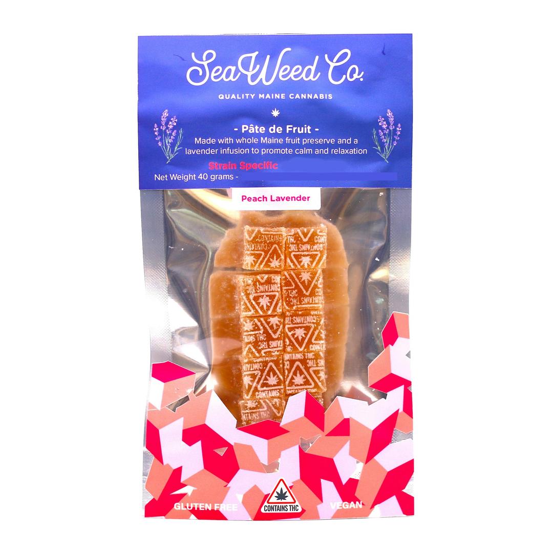 SWC - Lotus Blossom strain - Peach Lavender Pâte de Fruit - 100mg