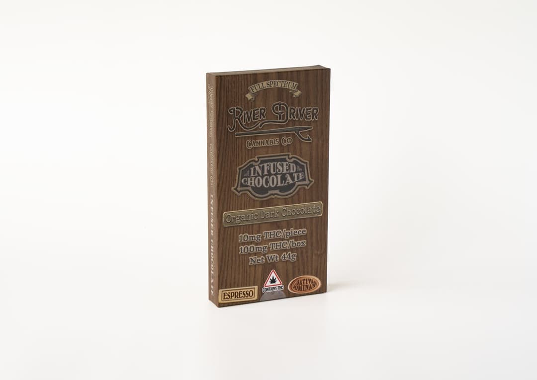 Espresso Organic Vegan Dark Chocolate Bar 100mg