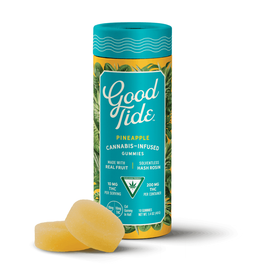 Pineapple Solventless Hash Rosin Gummies | Uplifting | 200mg