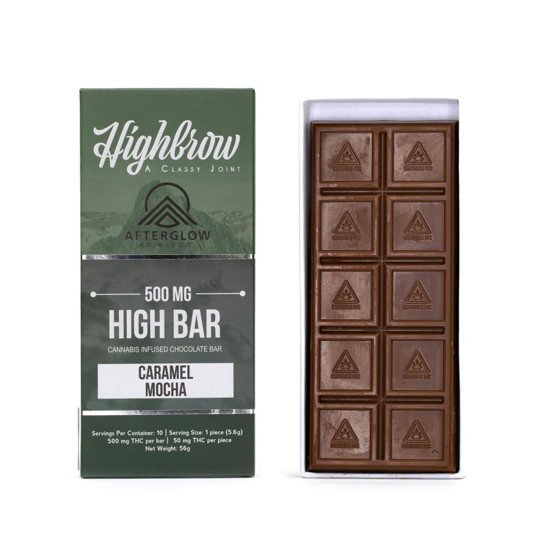 Highbrow/Afterglow Caramel Mocha High Bar 500mg