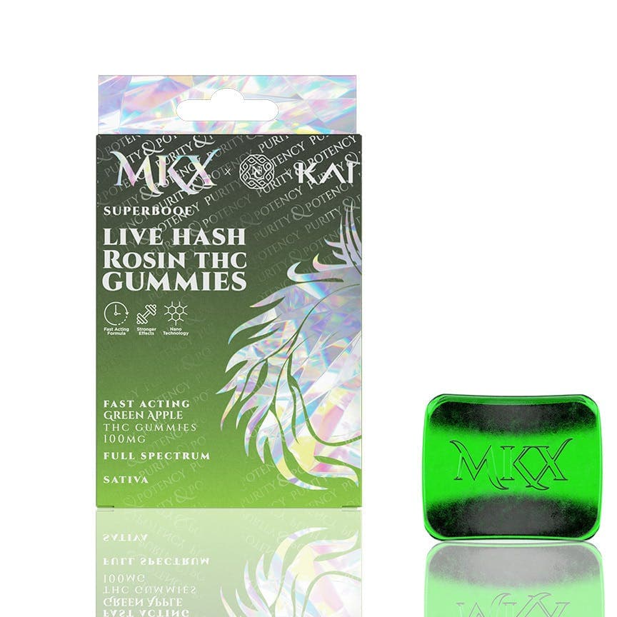 MKX Live Hash Rosin Gummies (100mg)- Superboof