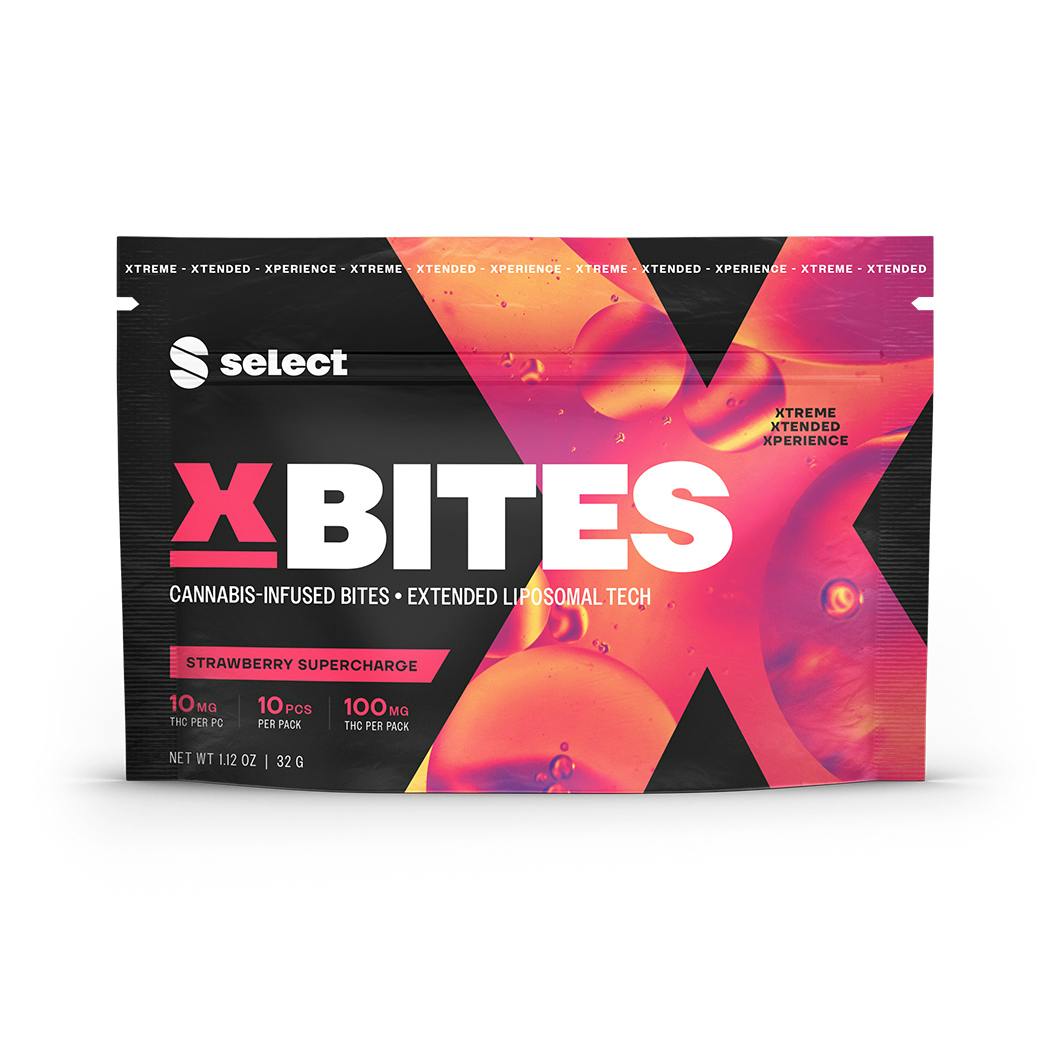 Strawberry Supercharge X Bites 10pk (100mg)