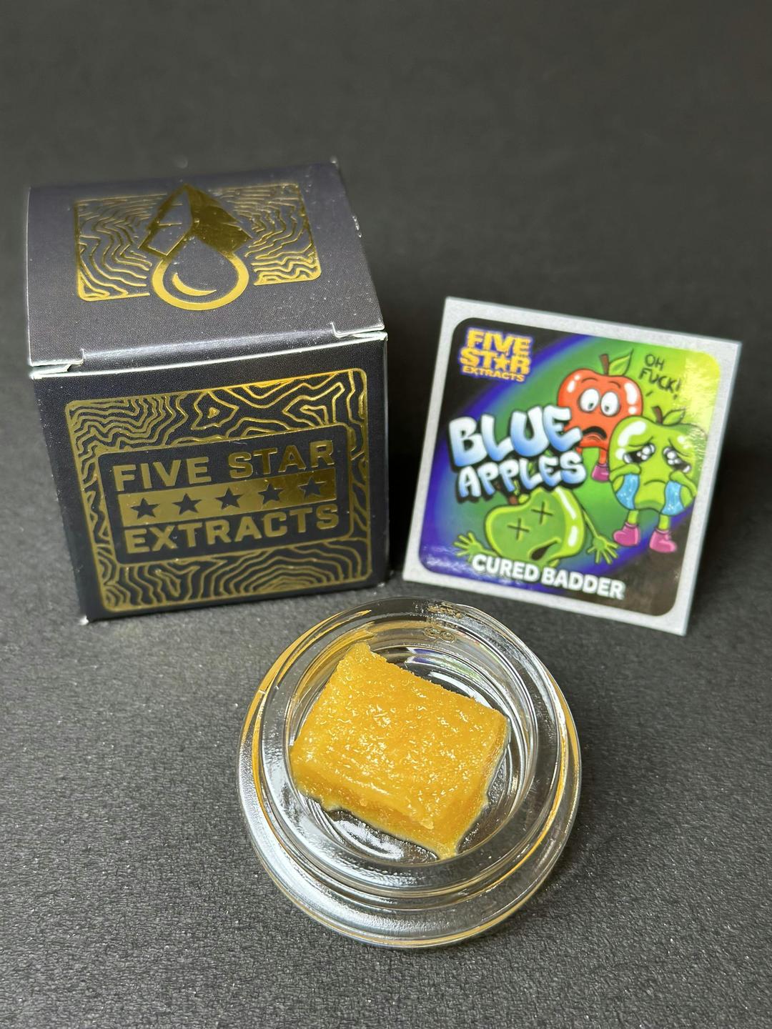 Five Star Extracts: Blue Apples- 3.5g Cured Badder