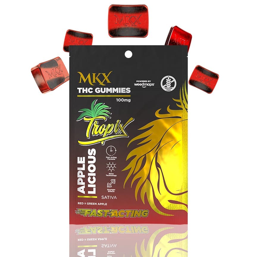 MKX Tropix Gummies (Applelicious) 100mg