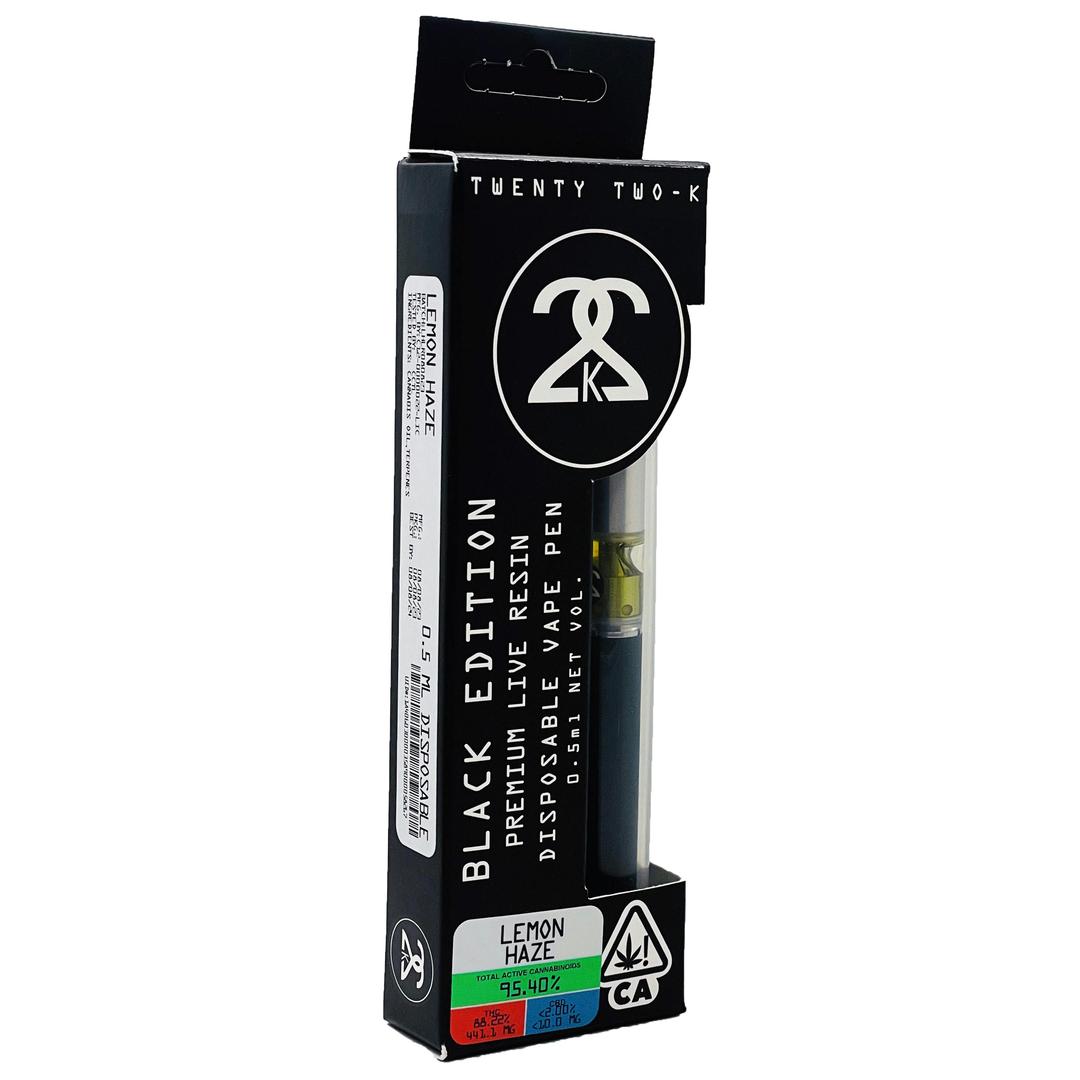 22K - Live Resin - Lemon Haze 0.5ml Disposable