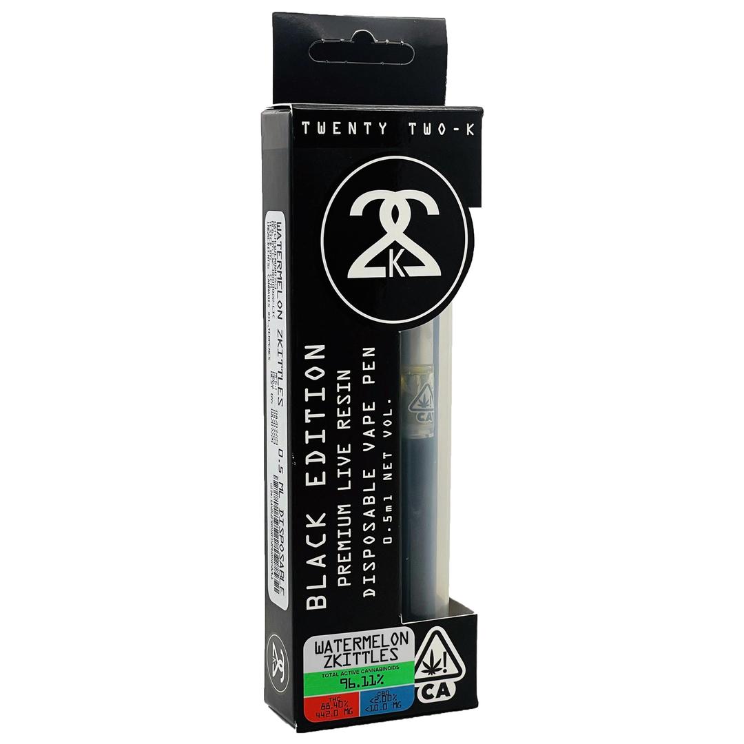 22K - Live Resin - Watermelon Zkittles 0.5ml Disposable